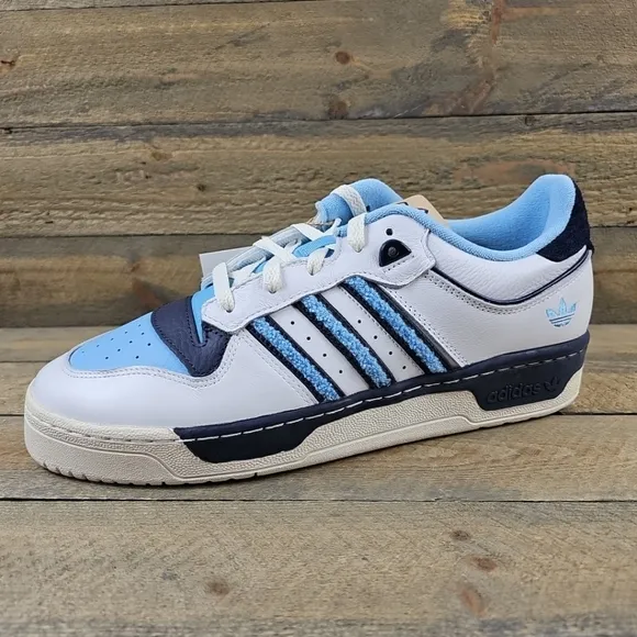 adidas Originals Men's Rivalry Low 86 Shoes White/Shadow Blue/Navy NIB