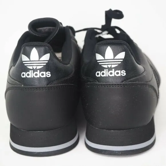 Adidas Orion 2 Junior Boys Shoes Running Sneakers Black Leather Sz 5.5