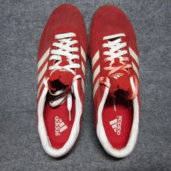 adidas Spezial Shoes Mens 12.5 Red Suede VTG RARE 2008 Handball Trainers Sneaker
