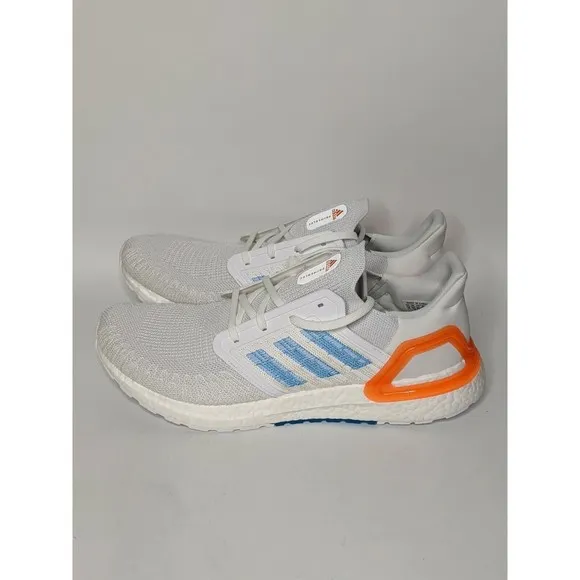adidas UltraBOOST 20 Shoes Mens Sz 14 Primeblue EG0768 Cloud White