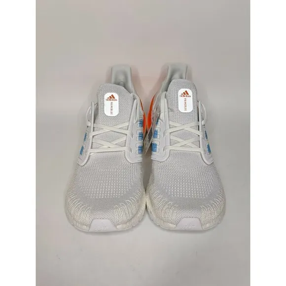 adidas UltraBOOST 20 Shoes Mens Sz 14 Primeblue EG0768 Cloud White