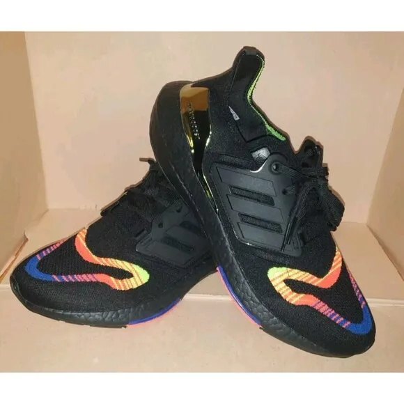 Adidas UltraBoost 22 Running Shoes Black Men's Size 10.5 HQ0965 NWOB
