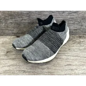 Adidas UltraBoost Laceless Primeknit Oreo Running Shoes BB6141 - Men's Size 12.5