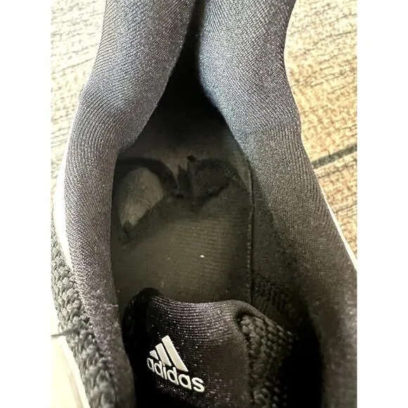 Adidas UltraBoost Laceless Primeknit Oreo Running Shoes BB6141 - Men's Size 12.5
