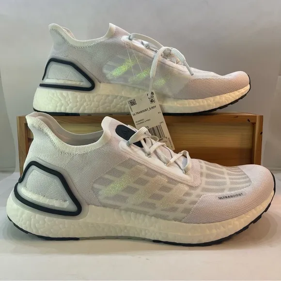 Adidas Ultraboost Summer.RDY White Running Shoes FY3473 Men's Size 9