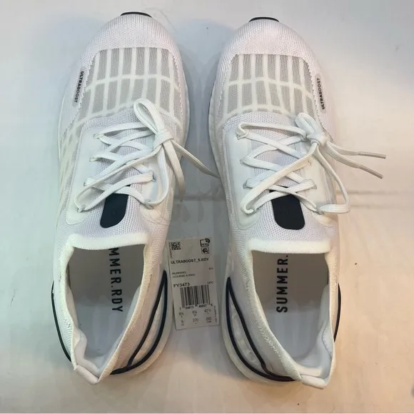 Adidas Ultraboost Summer.RDY White Running Shoes FY3473 Men's Size 9