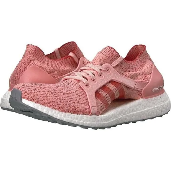 ADIDAS UltraBoost X Womens Running Shoes Pink Size 10 - BB3436