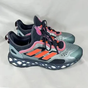 Adidas Web Boost Size 8.5 Men’s Running Gray Shoes Lifestyle Athleisure Athletic