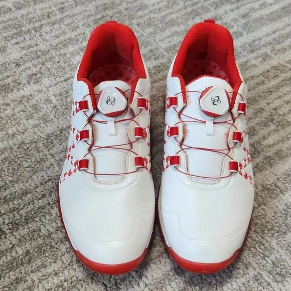 Adidas Women's Adipower Boost Boa Spiked Golf Shoes red white Canada size 7