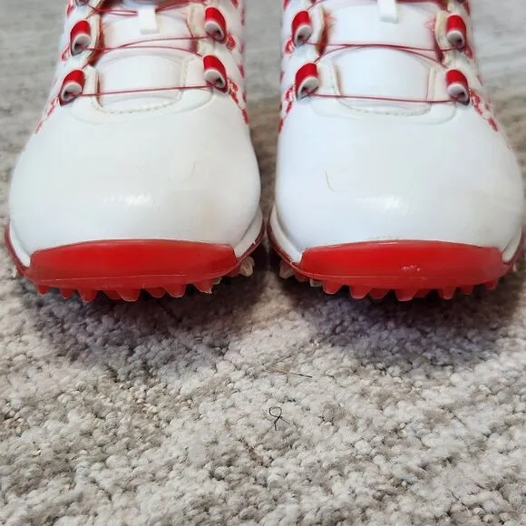 Adidas Women's Adipower Boost Boa Spiked Golf Shoes red white Canada size 7