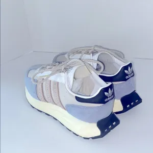 Adidas Women's Retropy E5 Aluminum Silver and Violet Sneakers Size 8