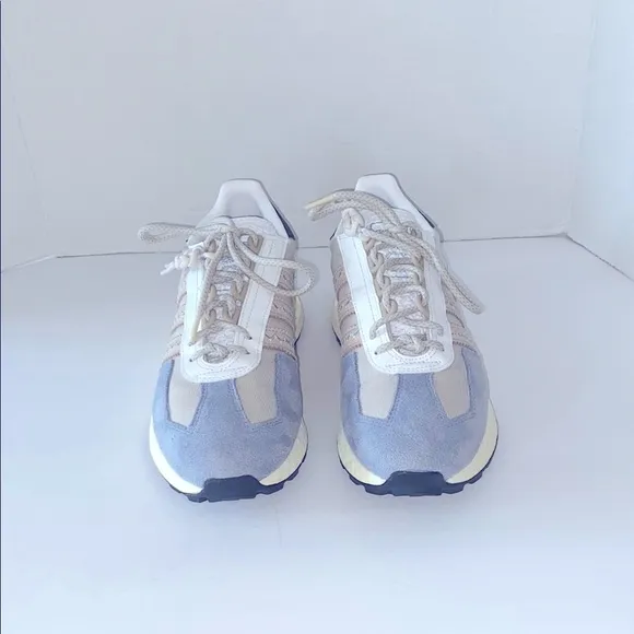Adidas Women's Retropy E5 Aluminum Silver and Violet Sneakers Size 8