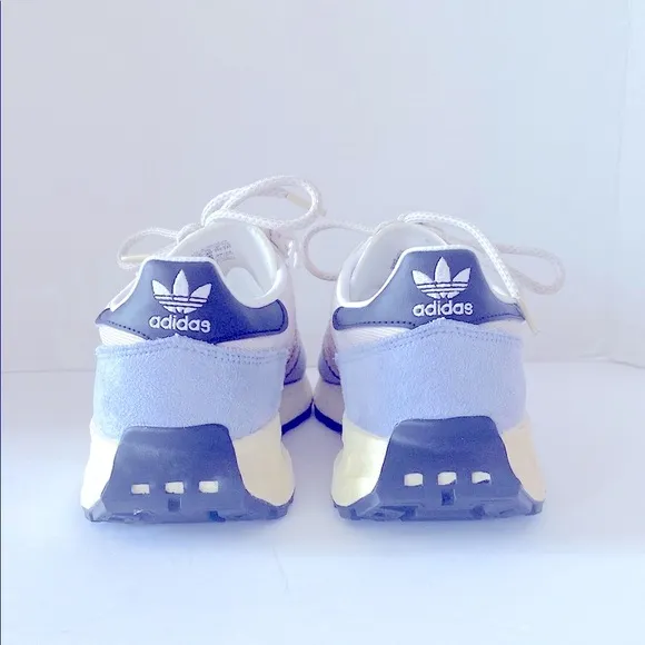 Adidas Women's Retropy E5 Aluminum Silver and Violet Sneakers Size 8