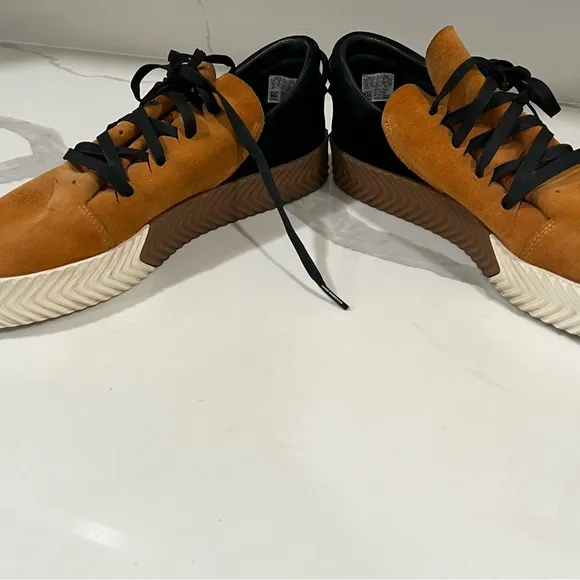 Adidas x Alexander Wang men's Sk8 suede shoes‎ spice orange and black size 12