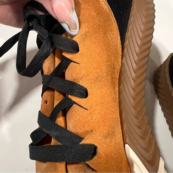 Adidas x Alexander Wang men's Sk8 suede shoes‎ spice orange and black size 12