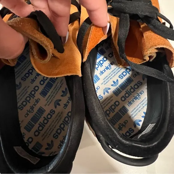 Adidas x Alexander Wang men's Sk8 suede shoes‎ spice orange and black size 12