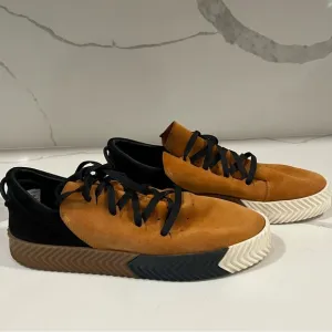 Adidas x Alexander Wang men's Sk8 suede shoes‎ spice orange and black size 12