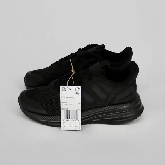 Adidas X PLR 23 Running Shoes Boys Size 2.5 in Black NEW