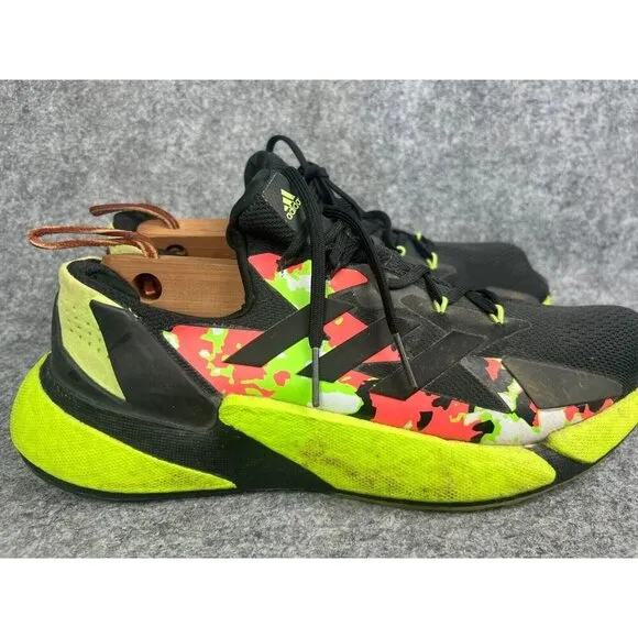 Adidas X9000L4 Digital Boost Running Shoes Men's 12 Black Yellow Sneaker