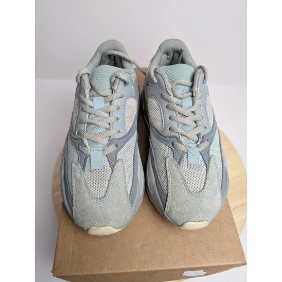 adidas Yeezy Boost 700 V1 Inertia Womens Size 5 Gray Sneakers Shoes Suede EG7597