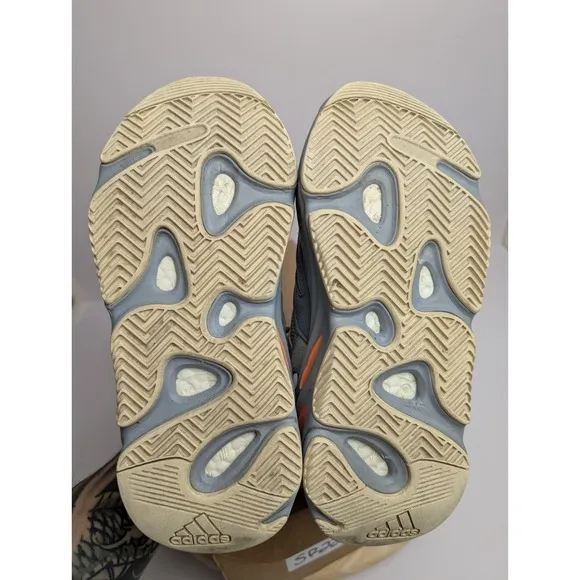 adidas Yeezy Boost 700 V1 Inertia Womens Size 5 Gray Sneakers Shoes Suede EG7597