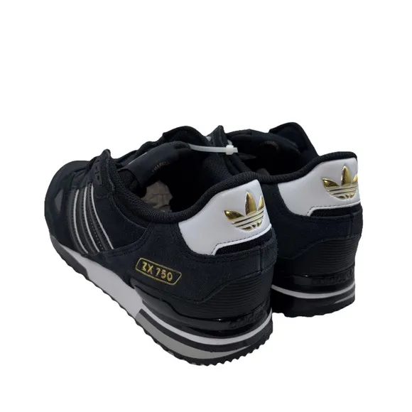 Adidas ZX 750 - Mens Sneaker Running Shoes Black Suede ID8855  - Men's 10