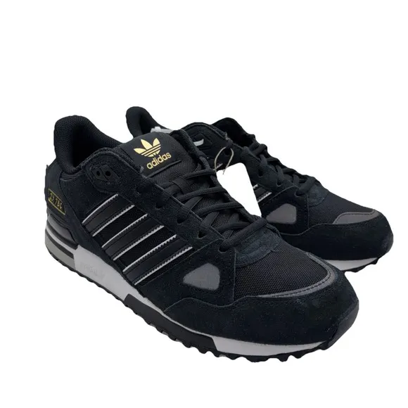 Adidas ZX 750 - Mens Sneaker Running Shoes Black Suede ID8855  - Men's 10