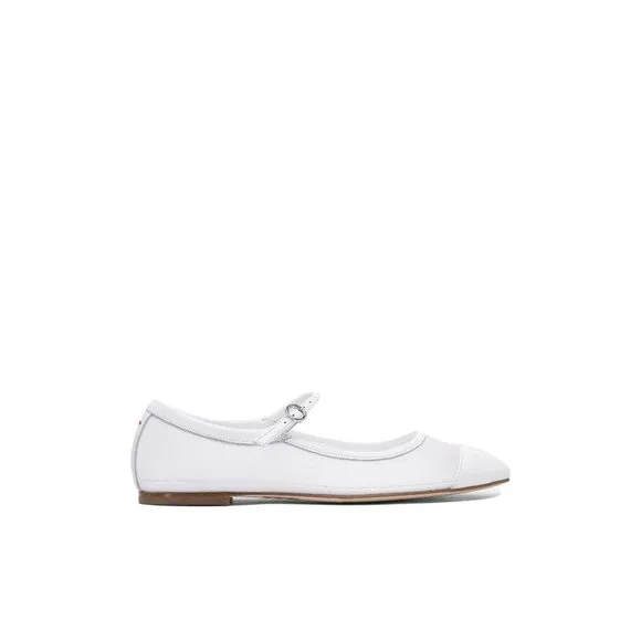 Aeyde &quot;uma Eyelet&quot; Mary Jane Bellet Flats Size EU 38.5