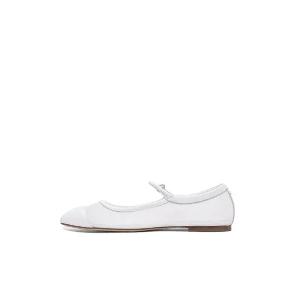 Aeyde &quot;uma Eyelet&quot; Mary Jane Bellet Flats Size EU 38.5