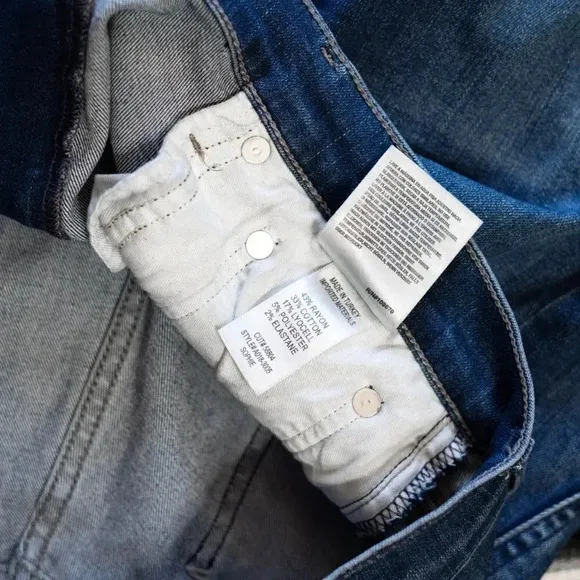AGOLDE DENIM - SOPHIE CROP RAW HEM JEANS SZ 32