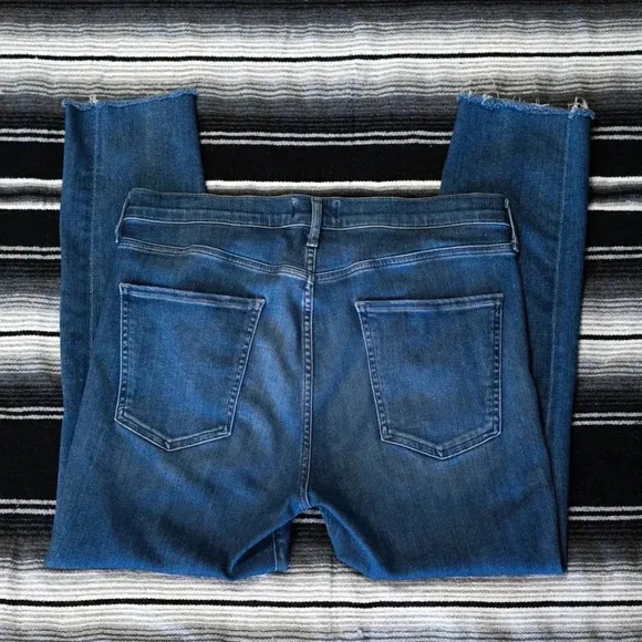 AGOLDE DENIM - SOPHIE CROP RAW HEM JEANS SZ 32