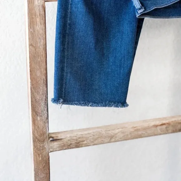 AGOLDE DENIM - SOPHIE CROP RAW HEM JEANS SZ 32