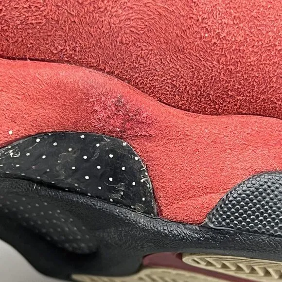 Air Jordan 13 Retro Bred 2017 Sneakers Men's Size 7 Black Red Basketball Shoes