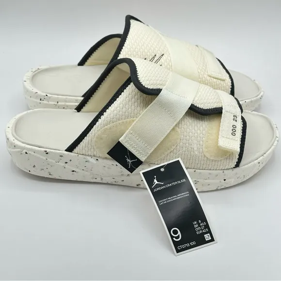 Air Jordan Crater Slide CT0713-100 Coconut Milk/Sail Men Sz 9=Women 10.5 New