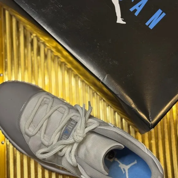 Air Jordan Men's Low Cement Gray Sneakers