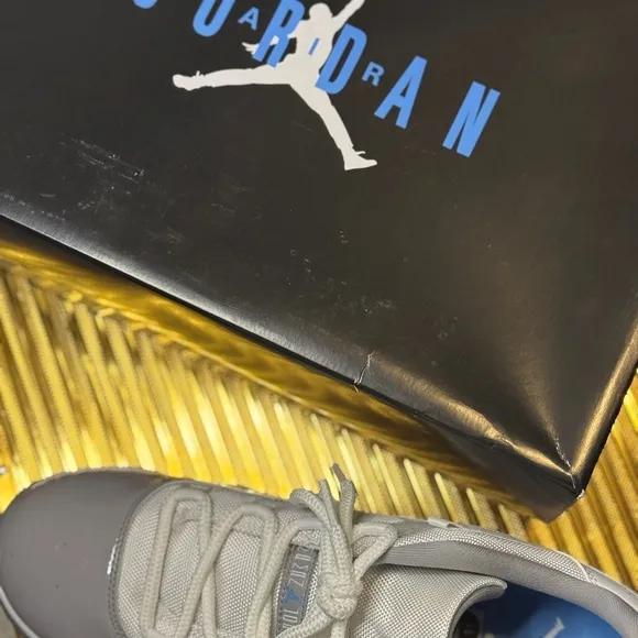 Air Jordan Men's Low Cement Gray Sneakers