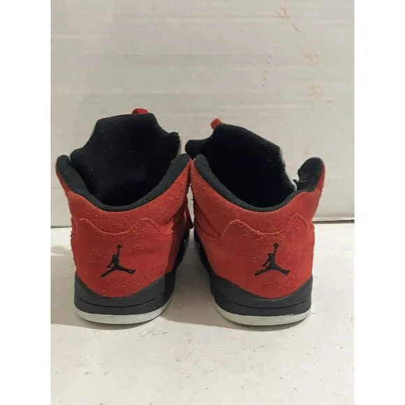 AIR JORDAN RETRO 5 RAGING BULL 2021  440890-600 Toddler Size 8C sneakers shoes