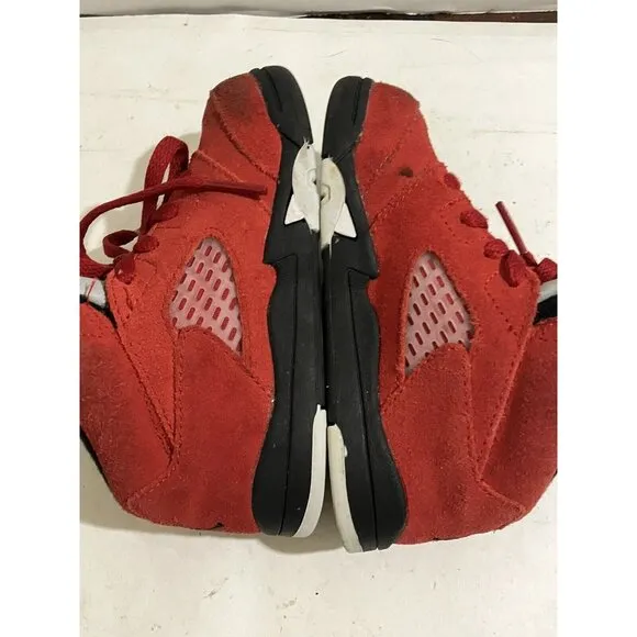 AIR JORDAN RETRO 5 RAGING BULL 2021  440890-600 Toddler Size 8C sneakers shoes