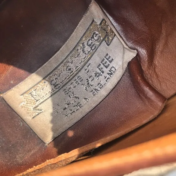 Alan Mcafee of England vintage used suede shoes