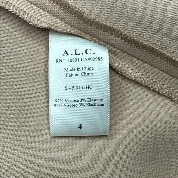 A.L.C. Nude Paloma Midi Pencil Skirt, NWT