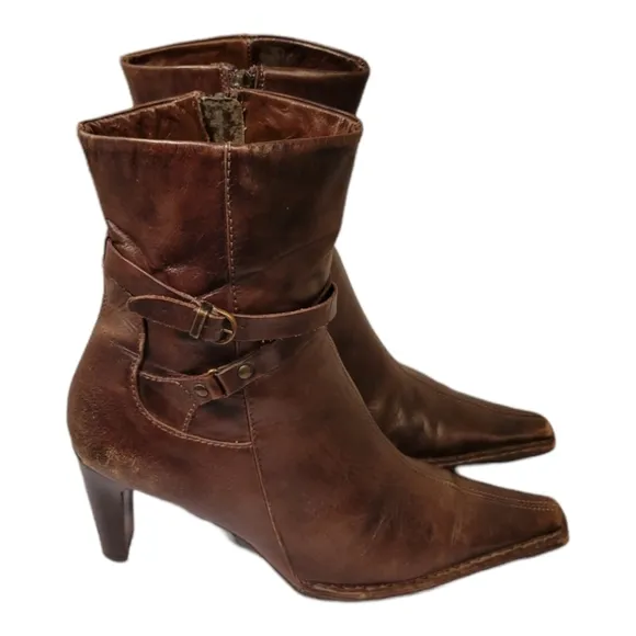 Aldo Mid calf Boots Women's Size 7.5 Ankle Boots Leather