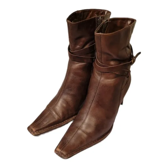 Aldo Mid calf Boots Women's Size 7.5 Ankle Boots Leather
