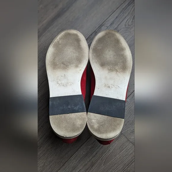 Aldo Red Suede Shoes 👞