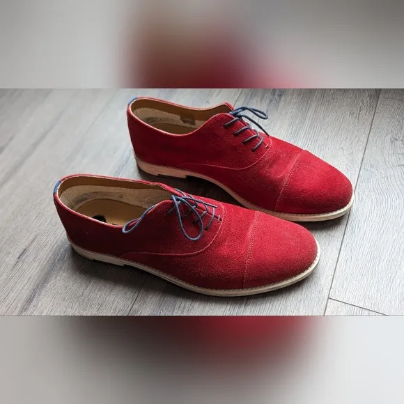 Aldo Red Suede Shoes 👞