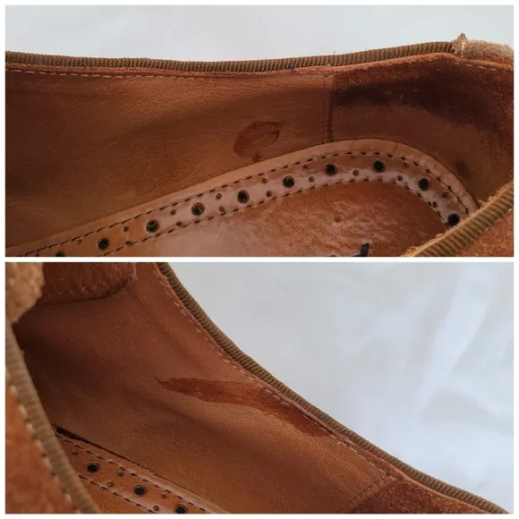 ALDO Suede Okanagan Buckle Tan Single Monk Shoes
