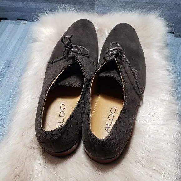 Aldo Brown Suede Dress Shoes