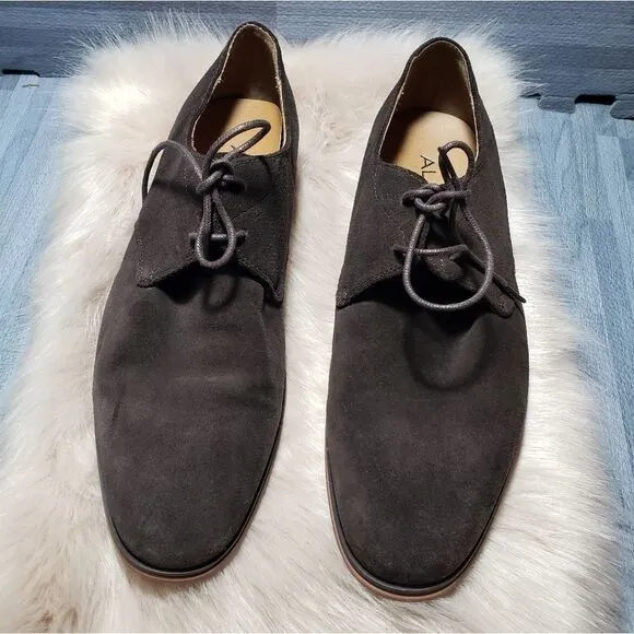 Aldo Brown Suede Dress Shoes
