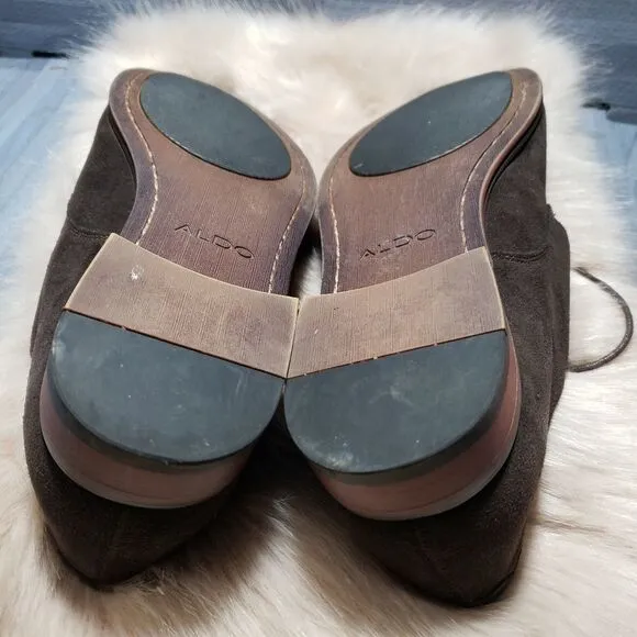 Aldo Brown Suede Dress Shoes