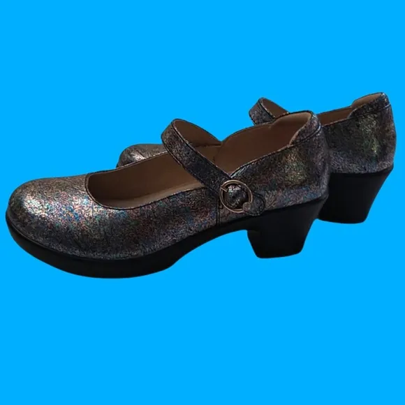Alegria Harper Spectrum Mary Jane Shoes with low heel. Size 39.