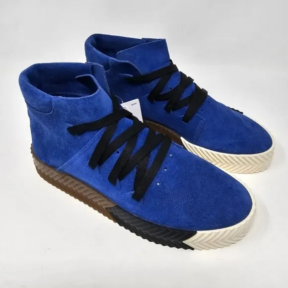 Alexander Wang x Adidas AW Skate Mid Shoes Bluebird Core Black Size 6.5 NEW